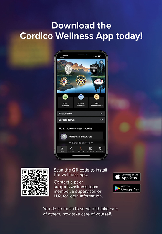 Download the Cordico Wellness App